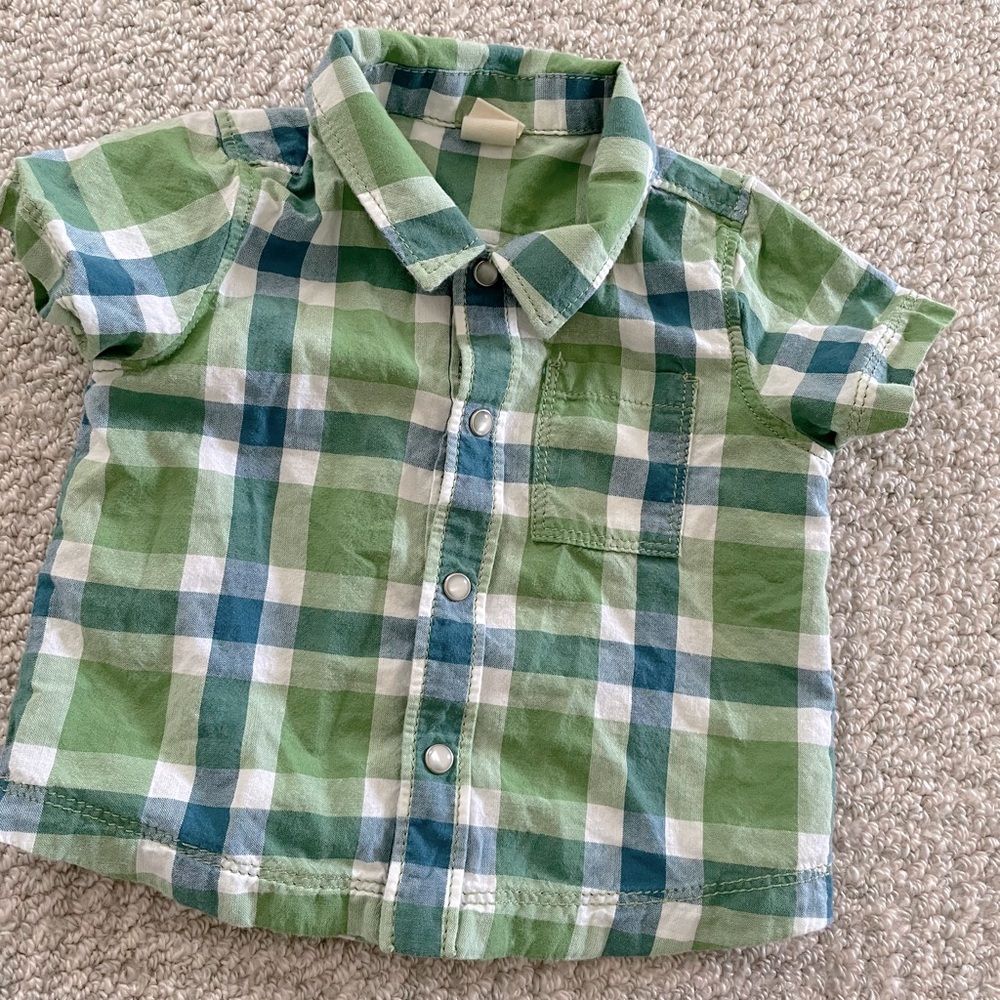 Tucker and Tate button down short sleeve shirt.